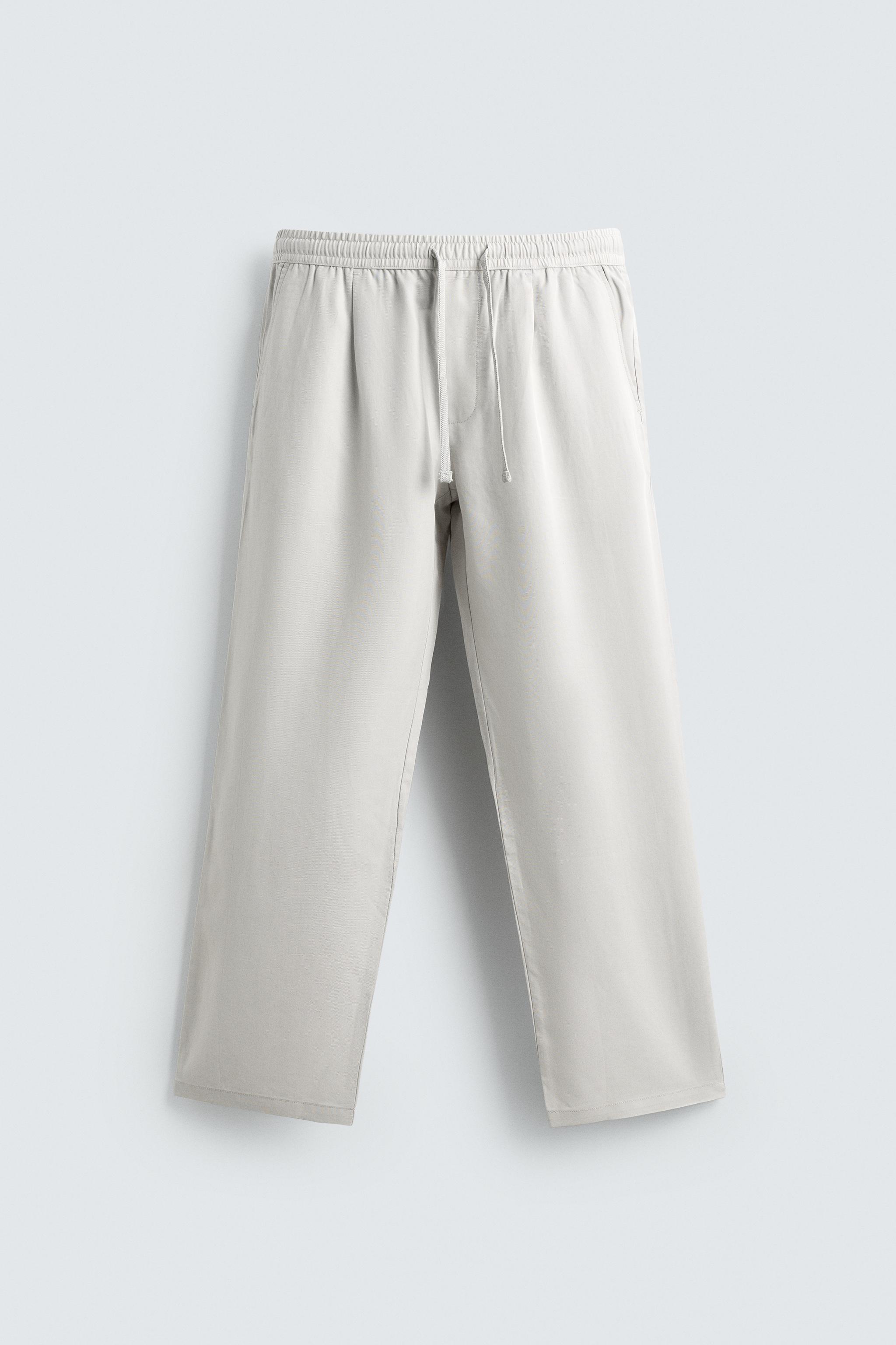100% LYOCELL REGULAR FIT PANTS